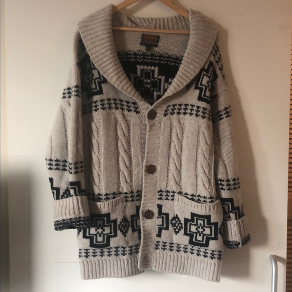 Oversized Pendleton Wool sweater